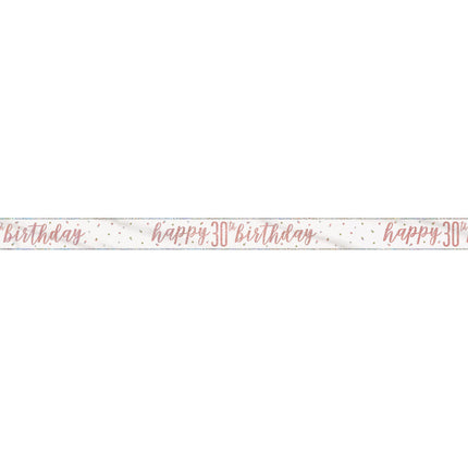 Barrier Ribbon 30 Years Rose Gold 2.75m