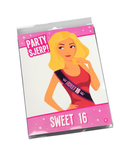 Szarfa Sweet 16