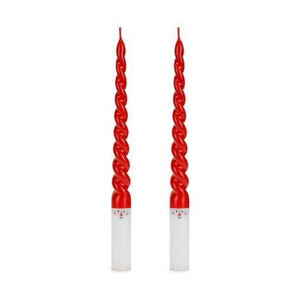 Świeczki Santa 25cm 2szt