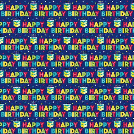 Owijka prezentowa Happy Birthday Cake 1,52 m