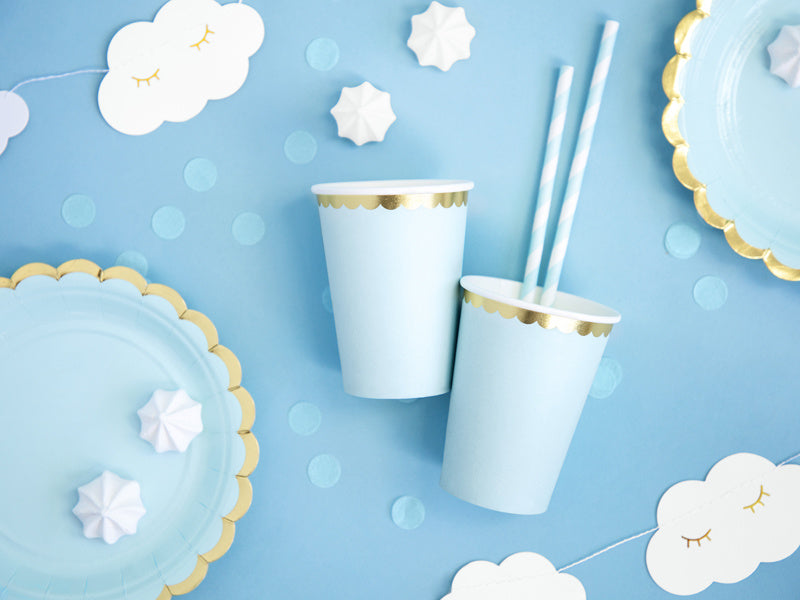 Confetti Rounds Light Blue