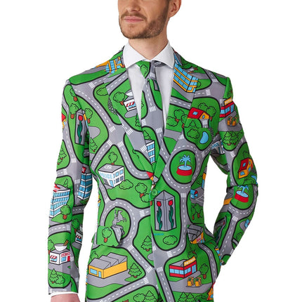 Zagraj w Rug Green Suit Men <tc>Suitmeister</tc>