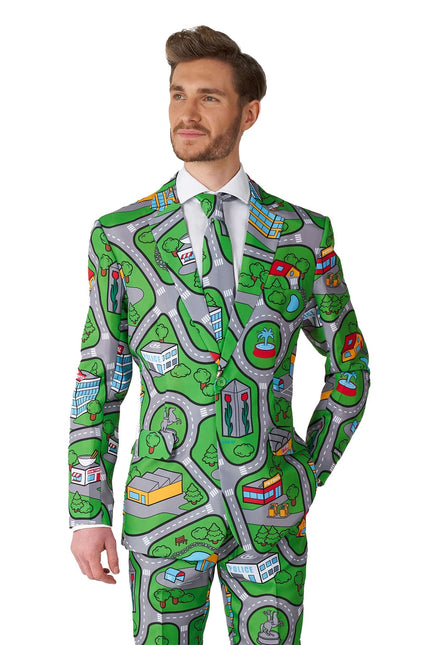 Zagraj w Rug Green Suit Men <tc>Suitmeister</tc>