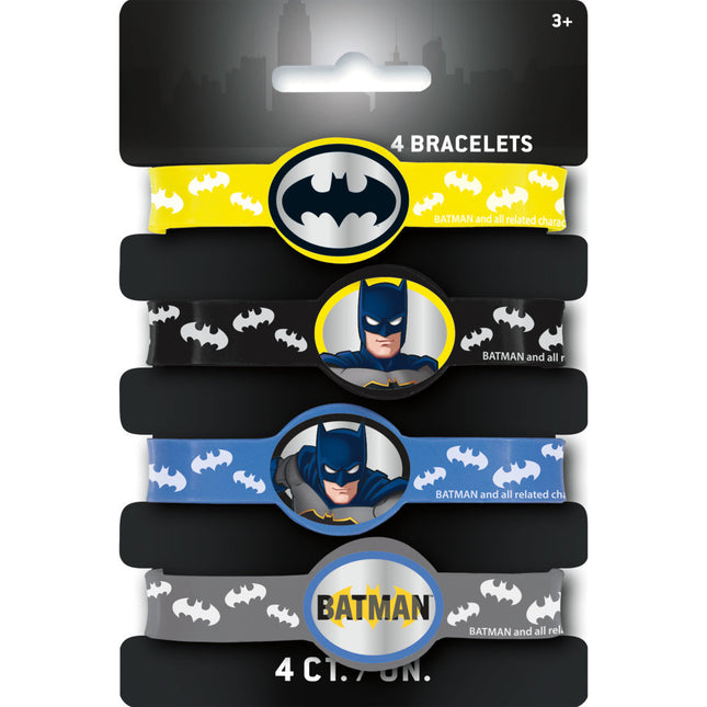Bransoletki Batman 4 szt.