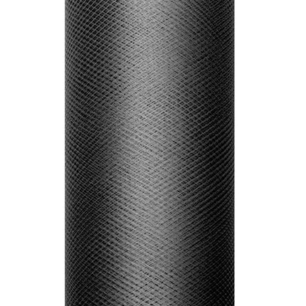 Rolka czarnego tiulu 15cm 9m