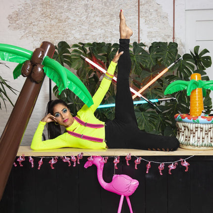 Flamingo Opblaasbaar 60cm van Boland koop je bij Partywinkel