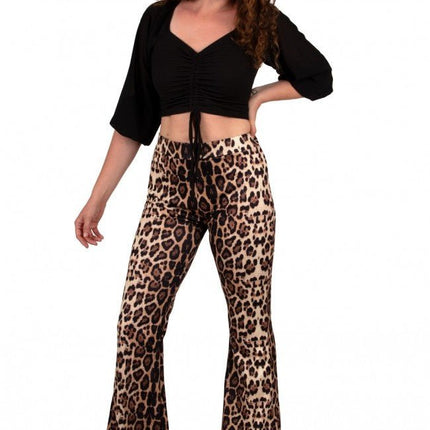 Flared Broek Jachtluipaard van PartyXplosion koop je bij Partywinkel