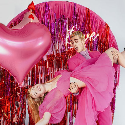 Foil balloon Heart, 75x64,5 cm, pink - Partywinkel - 5904555005501