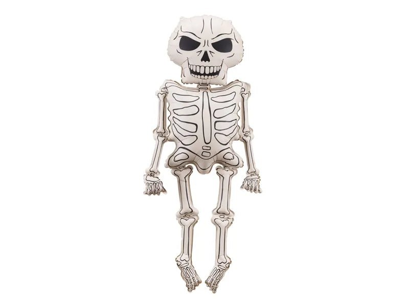 Foil Balloon Skeleton XXL, 46x129 cm, mix van Partydeco koop je bij Partywinkel