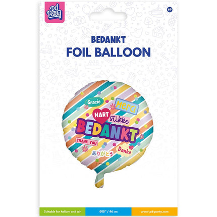Balon foliowy - Dziękuję