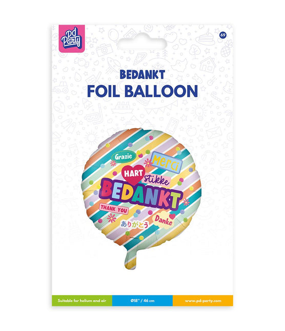 Balon foliowy - Dziękuję