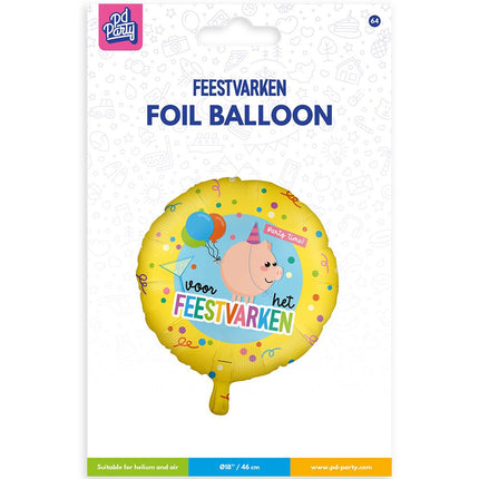 Balon foliowy - Świnia imprezowa