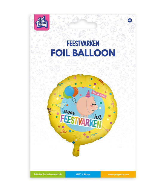 Balon foliowy - Świnia imprezowa