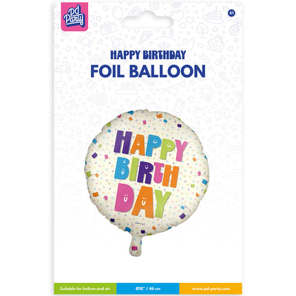 Balon foliowy - Wszystkiego najlepszego z okazji urodzin