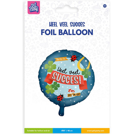Balon helowy Powodzenia 46cm