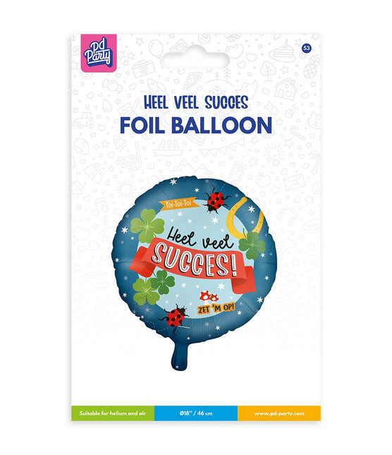 Balon helowy Powodzenia 46cm