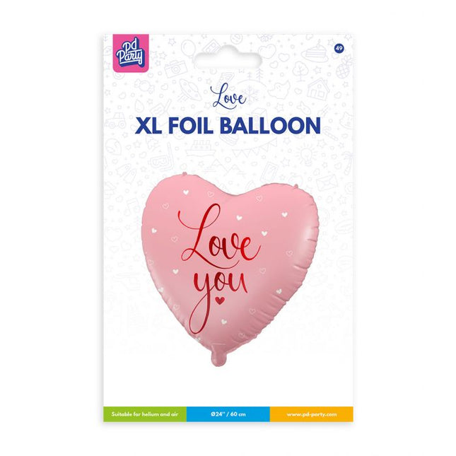 Balon foliowy - Love you XL