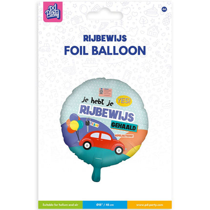 Balon foliowy - Prawo jazdy