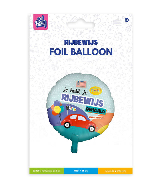 Balon foliowy - Prawo jazdy