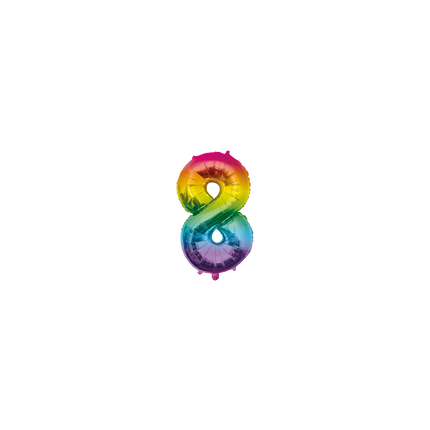 Balon foliowy 40cm 8 Rainbow