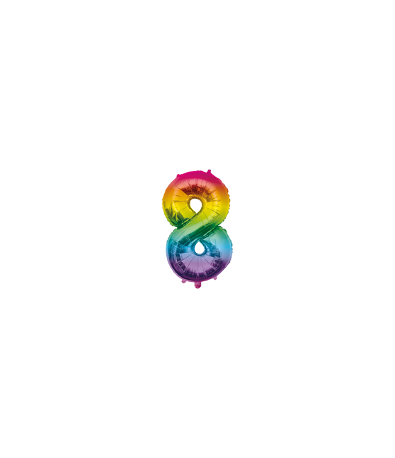 Balon foliowy 40cm 8 Rainbow
