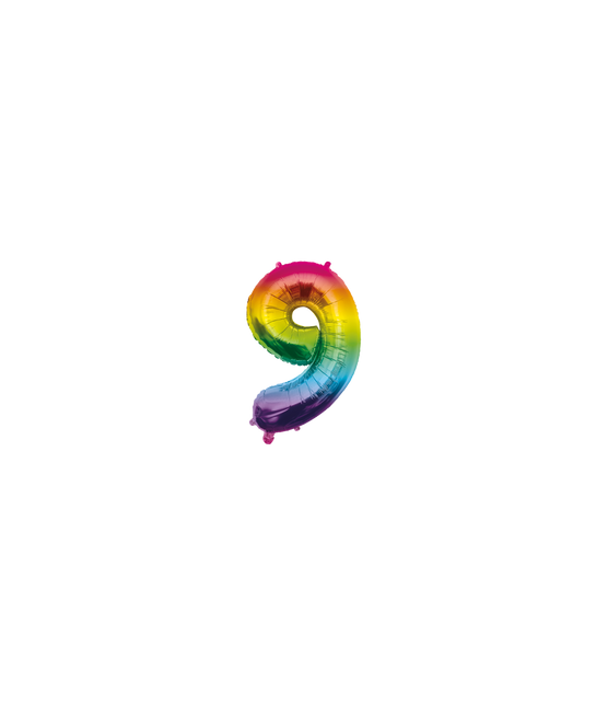 Balon foliowy 40cm 9 Rainbow