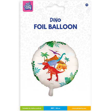 Folie ballon - Dino van Paper Dreams koop je bij Partywinkel