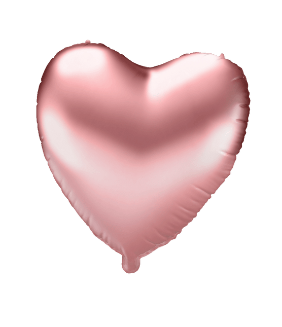 Folie ballon - Hart rose goud van Paper Dreams koop je bij Partywinkel