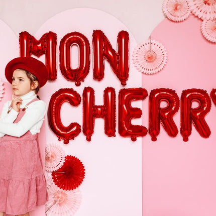 Folie Ballon Letter Q Rood Leeg 35cm van Partydeco koop je bij Partywinkel