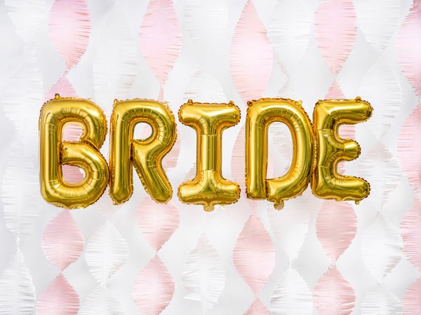 Folie Ballon Letter R Goud Leeg 35cm van Partydeco koop je bij Partywinkel