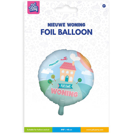 Folie ballon - Nieuwe woning van Paper Dreams koop je bij Partywinkel