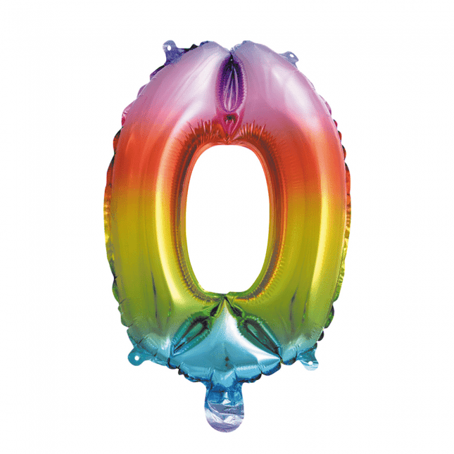 Folieballon 16" no0 regenboog van WeFiesta koop je bij Partywinkel