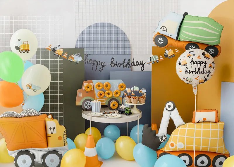 Folieballon Betonmolen, 81x48 cm, mix van Partydeco koop je bij Partywinkel