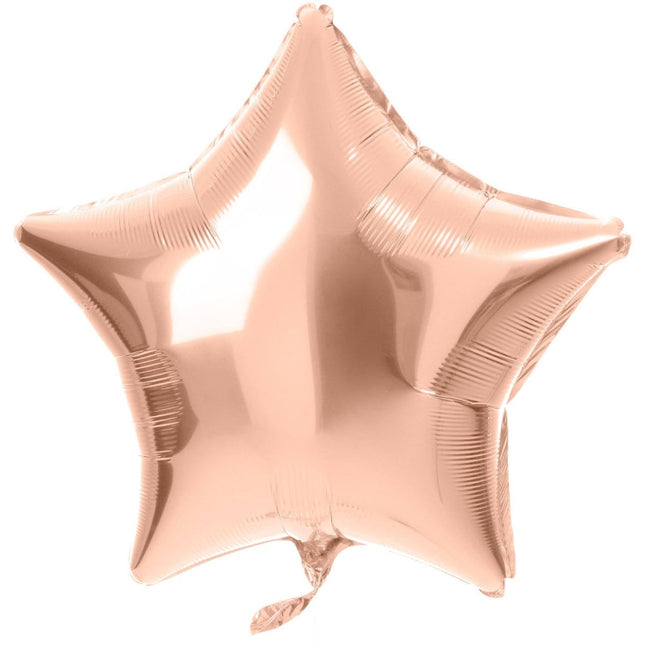 Folieballon Stervormig Roségoud - 45 cm van Folat koop je bij Partywinkel