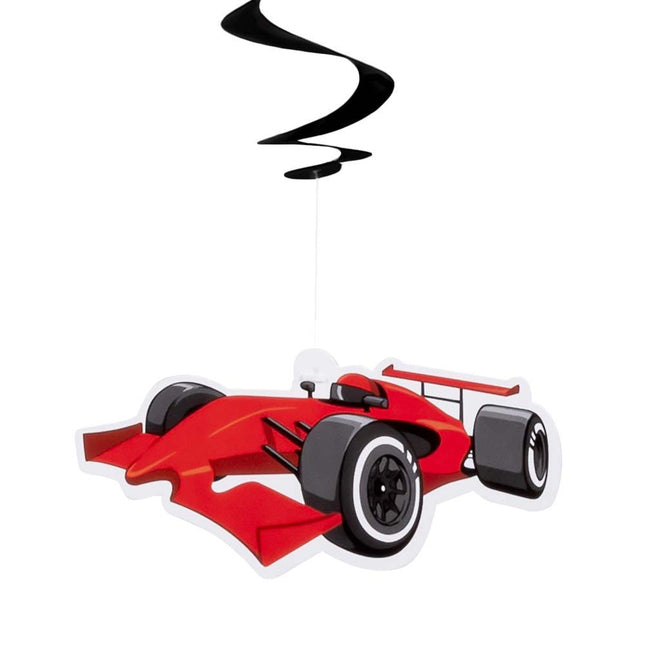 Formule 1 Hangdecoratie Race 85cm 3st van Boland koop je bij Partywinkel