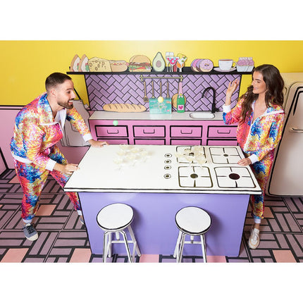 Fout Trainingspak Disco Dames van Boland koop je bij Partywinkel