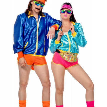 Fout Trainingspak Disco Kort Heren van Wilbers & Wilbers koop je bij Partywinkel