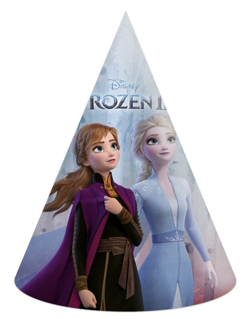 Frozen 2 Feesthoedjes 16cm 6st van Procos koop je bij Partywinkel