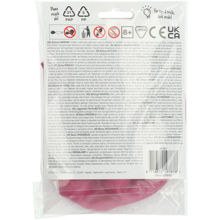 Fuchsia Ballon Metallic Fuchsia Pink 80cm van Folat koop je bij Partywinkel