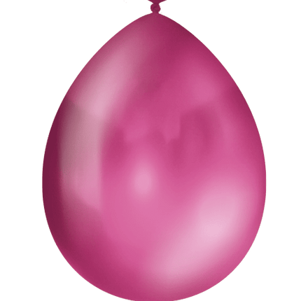 Fuchsia Ballonnen Metallic 30cm 10st van Paper Dreams koop je bij Partywinkel