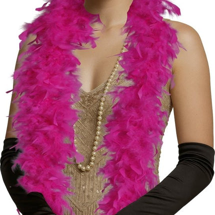 Fuchsia Boa Veren 80gr van Fiestas Guirca koop je bij Partywinkel