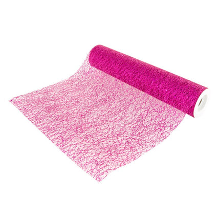 Fuchsia Table Runner Glitter 5m