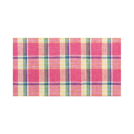 FUKSJA MADRAS LNIANA WSTĄŻKA NA STÓŁ 10 CM X 5 M