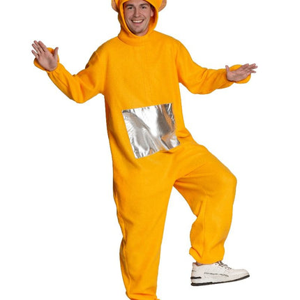 Fun Kostuum Geel van Partychimp koop je bij Partywinkel