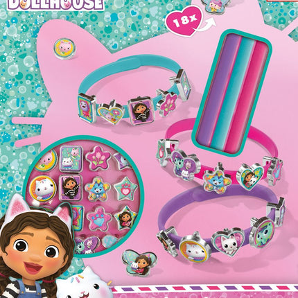 Gabby'S Dollhouse Knutselset Bedelarmband - Partywinkel - 8714274420311