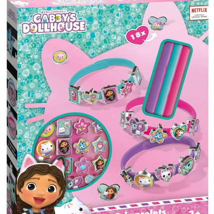 Gabby'S Dollhouse Knutselset Bedelarmband - Partywinkel - 8714274420311