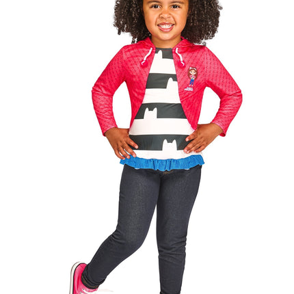 Kostium Gabby's Dollhouse Top and Headband dla dziewczynek