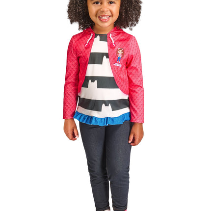 Kostium Gabby's Dollhouse Top and Headband dla dziewczynek