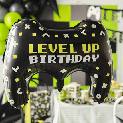 Gaming Party Helium Ballon Leeg 60cm van Partydeco koop je bij Partywinkel