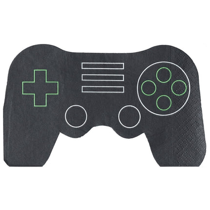 Gaming Party Servetten 16cm 16st van Ginger Ray koop je bij Partywinkel